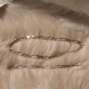 Sterling silver necklace and bracelet